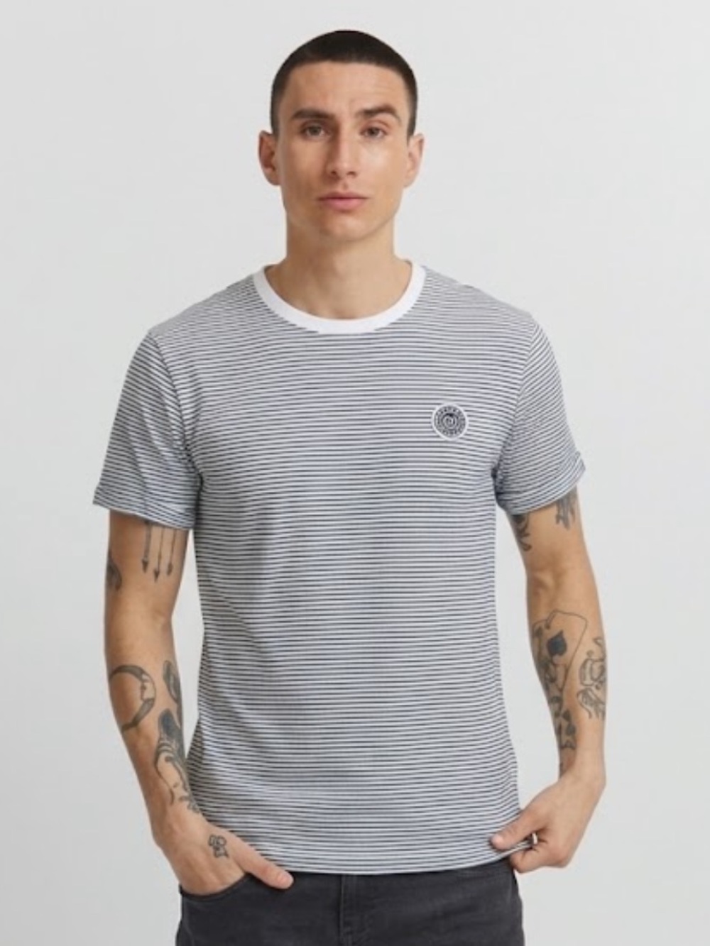 Indigo Jeans Striped T-Shirt